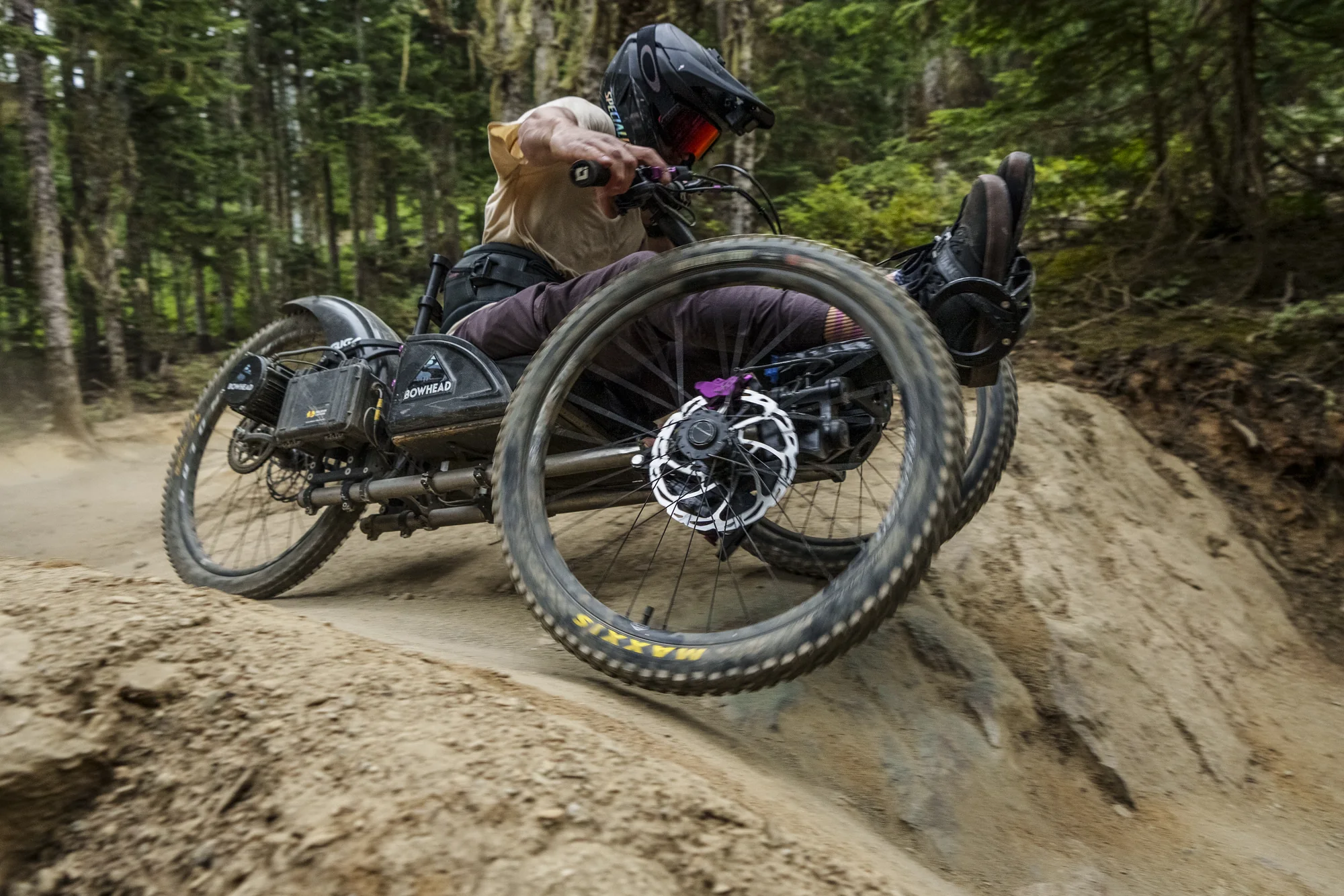 Bowhead Reach auf einem technischen Trail